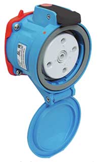 Meltric DSN 60Amp Decontractor Series Switch Rated Receptacle (Female) photo