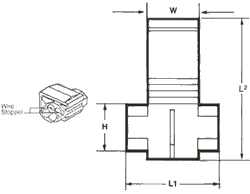 Nichifu Plier Tap Connectors     Lineart